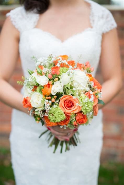 Free Orange Wedding Bouquets Pictures