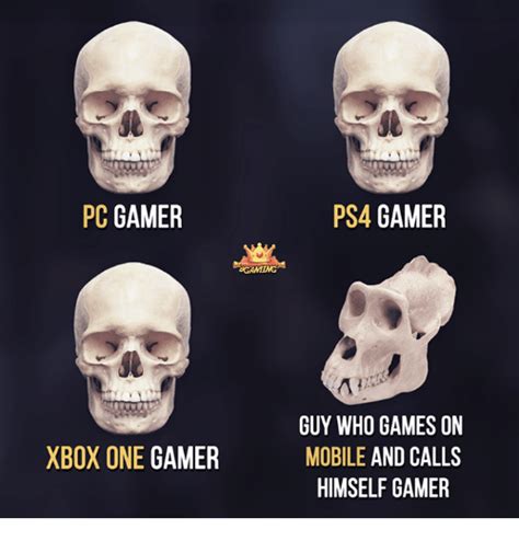 Pc Gamer Xbox One Gamer Ps4 Gamer Guy Who Games On Mobile