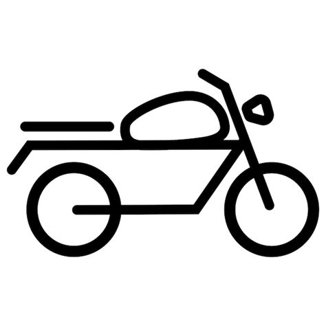 Premium Vector Motorcycle Icon Vector