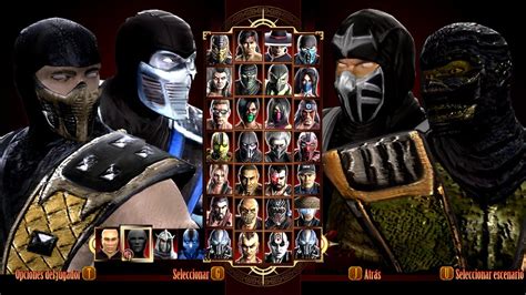 Mortal Kombat Klassic Skins Mk Shaolin Monks Scorpion Reptile Smoke Mk9
