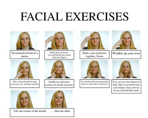 Bell S Palsy Exercises Printable