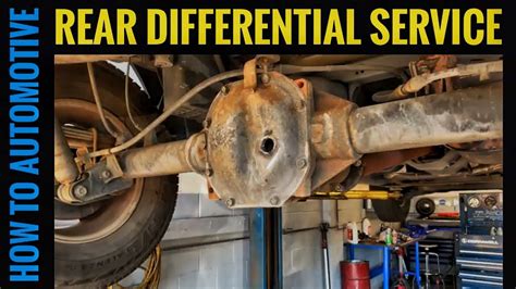 How To Change Differential Fluid On A Nissan Frontier Youtube