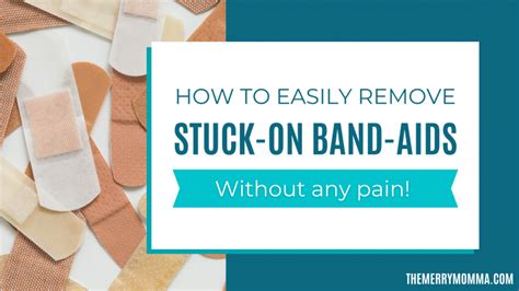 How To Painlessly Remove Stuck On Band Aids The Merry Momma