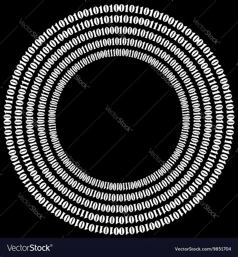 Binary Code Background Royalty Free Vector Image