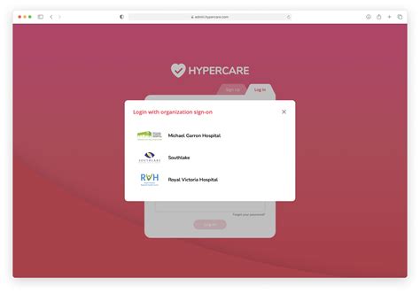 Hypercare Single Sign On Sso