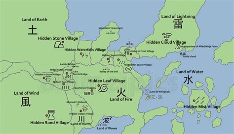 Tổng Hợp Những Thông Tin Về Bản đồ Thế Giới Naruto Và Các địa điểm
