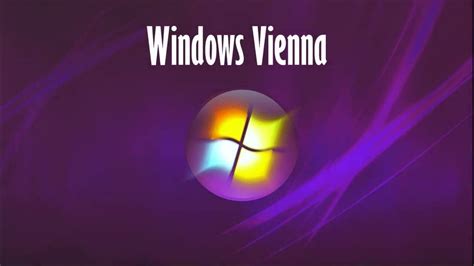 Windows Vienna Beta Sound Scheme Youtube
