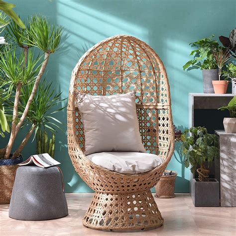 Nerida Rattan Cocoon Chair Shop Designer Home Furnishings Buy