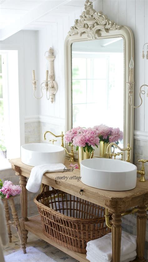 Elegant French Cottage Bathroom Renovation Peek And Why I Am In Love