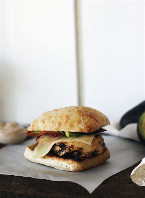 Chicken Bacon Avocado Sandwiches With Balsamic Mayo The Merrythought