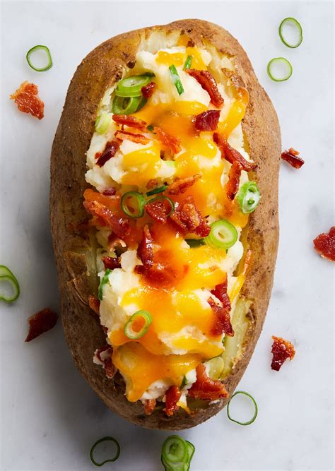 Best Loaded Baked Potatoes Recipe How To Make Loaded Baked Potatoes