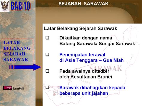 Sejarah asal usul negeri sarawak. .sejarah tingkatan 1: Latar Belakang Sejarah Sarawak