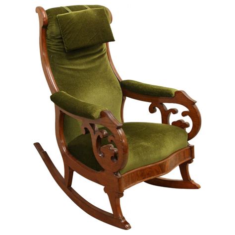 Vintage tell city hitchcock style hand painted wood rocker rocking. Antique Swedish Mahogany Framed Rocking Chair | ANTIQUES.CO.UK