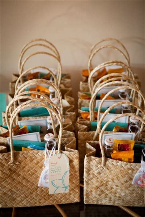 Welcome Bags Baskets Boxes Cards For Wedding Guests