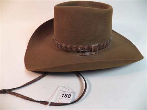Stetson Billy The Kid Cowboy Hat Size 6 58