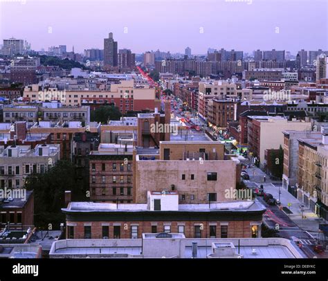 Harlem Manhattan New York City Usa Stock Photo Alamy