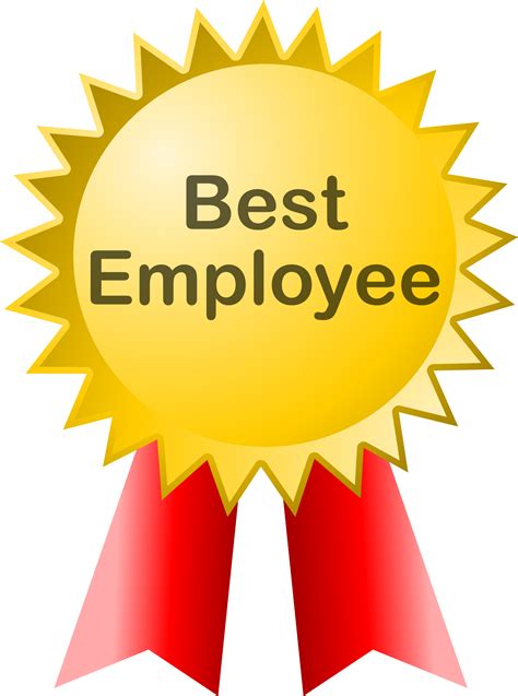 Best Employee Badge Award Vector Clipart Image Free