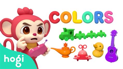 Learn Colors With Poki Pinkfong And Hogi Colors For Kids Learn With