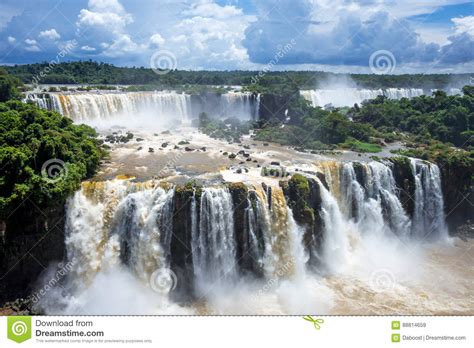 Iguazu Falls Stock Image Image Of National Brazil