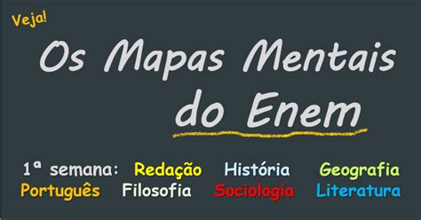 Mapa Mental Concurso Enem Mapas Mentais Para Concurso Vrogue Co