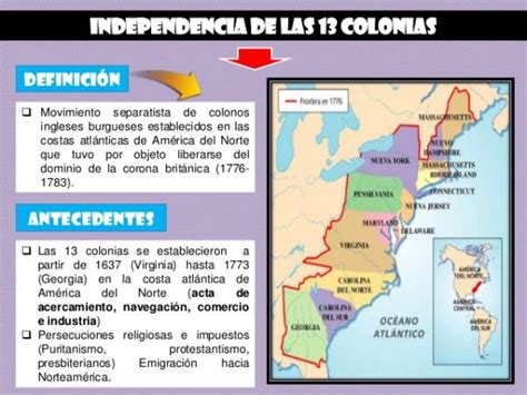 independencia de las 13 colonias causas y consecuencias