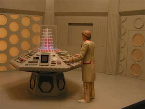 My Fifth Doctor Figure And Custom Tardis Console Room Console Is