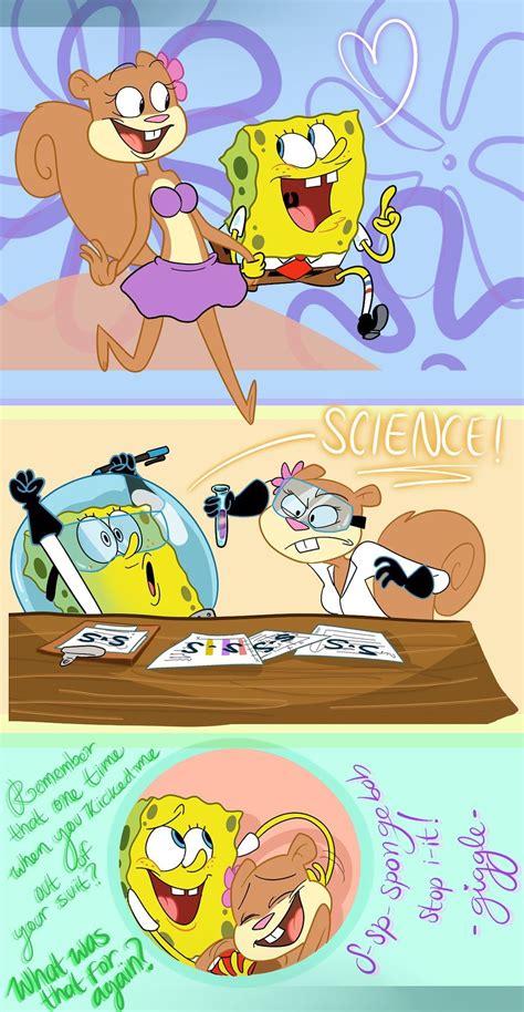 Spandynesss By Elixirmy On Deviantart Spongebob And Sandy Spongebob