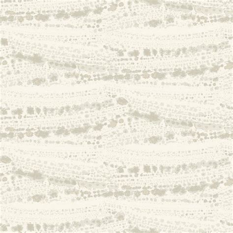 Chesapeake Rannell Beige Abstract Scallop Matte Paper Pre Pasted