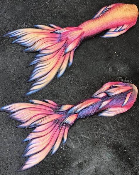 Beautiful Finfolk Productions Tail Silicone Mermaid Tails Realistic
