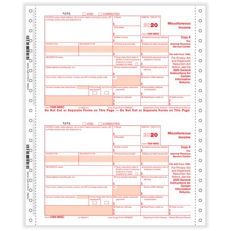 Form 1099 Misc Printable