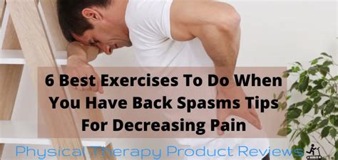 6 Best Exercises To Do When You Have Back Spasms Tips For Decreasing Pain Best Physical