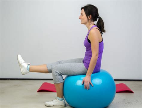 Greatest Five Gym Ball Stability Exercises For Seniors The Workout