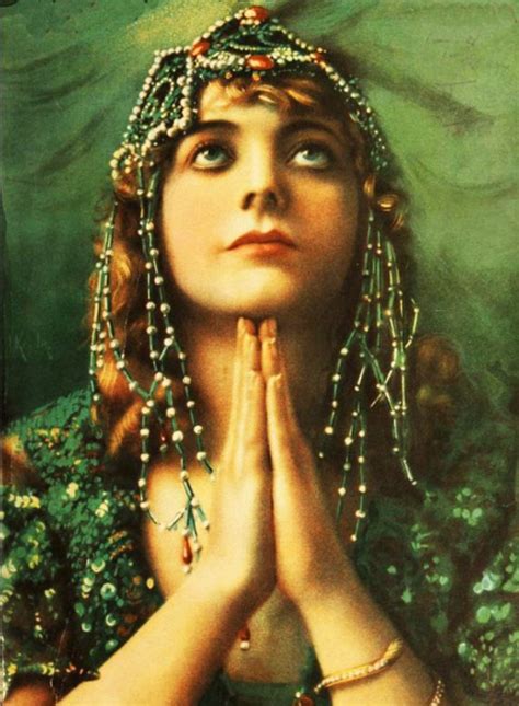 Vintage Postcard From The 1920 S With A Beautiful Girl In Bohemian Costume Magazine Cover