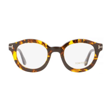 unisex round eyeglasses havana tom ford touch of modern