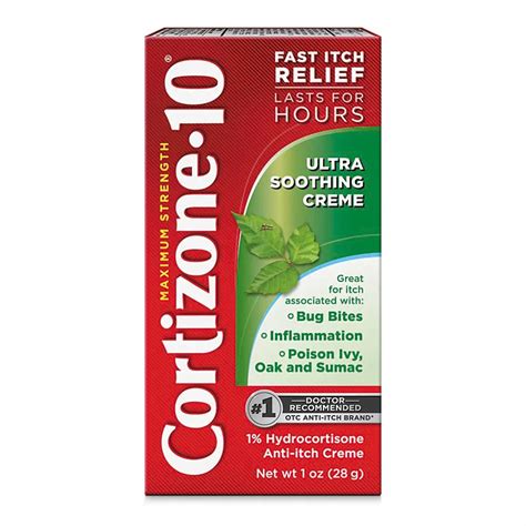Cortizone 10 Plus Ultra Moisturizing Anti Itch Cream Shop Medicines