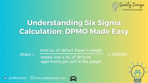What Is Dpmo A Beginners Guide To Calculating Dpmo