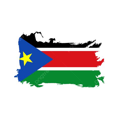 pincel de bandera de sudán del sur png vectores psd e clipart para descarga gratuita pngtree