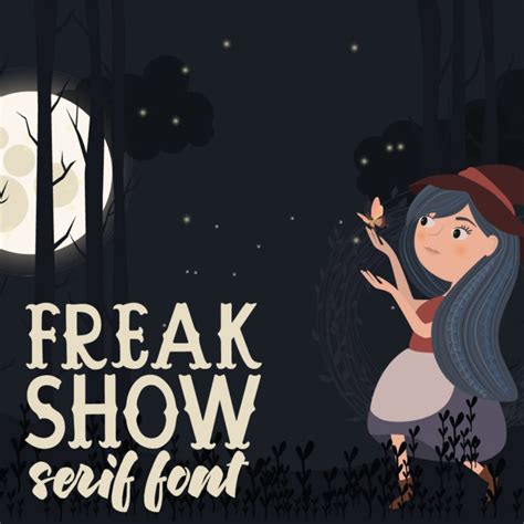 Freak Show Font Craftbundles