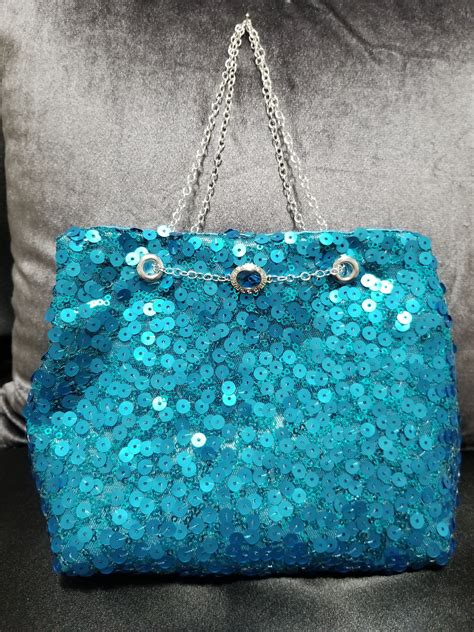Handmade evening handbag sequin purse wedding purse | Etsy | Sequin purse, Party purse, Evening 