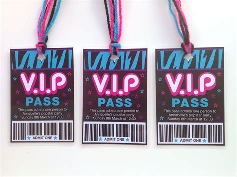 Vip Passes For Disco Party Given To All The Popstar Guests When They