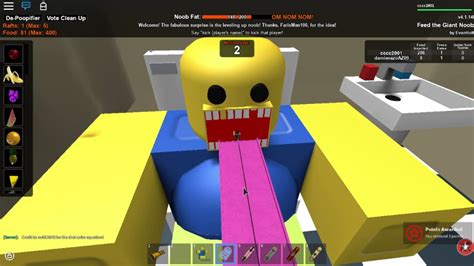 Let S Play Roblox Make A Cake And Feed The Giant Noob Youtube