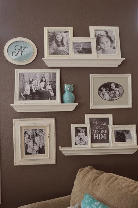 Hang your floating picture frame on the nail or screw. Gallery Wall Update