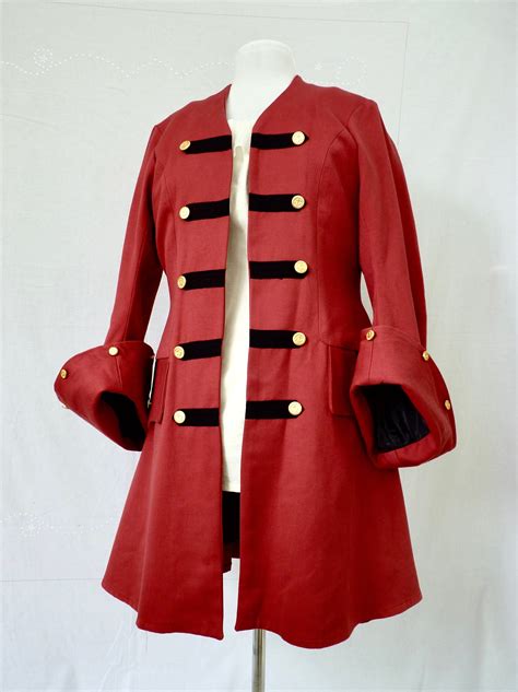 Ladies Pirate Wench Frock Coat Jacket Jack Sparrowcaptain Etsy In