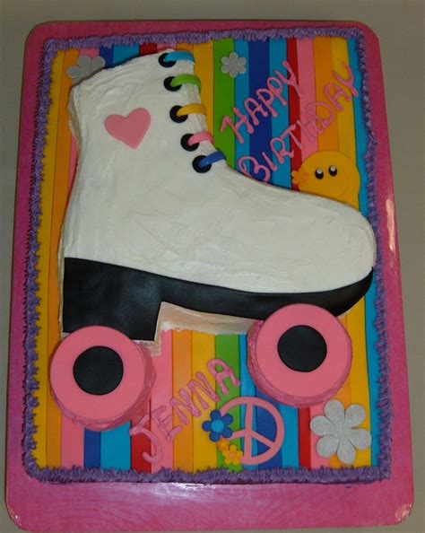 Pin By Briannas Fine Foods On Custom Specialty Cakes Roller Skate
