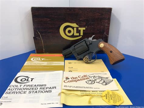 Sold 1983 Colt Lightweight Agent 38 Spl Parkerized 2 Excellent