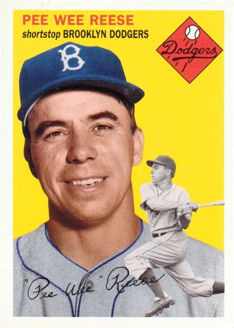 1995 Topps Archives Brooklyn Dodgers 89 Pee Wee Reese Trading Card