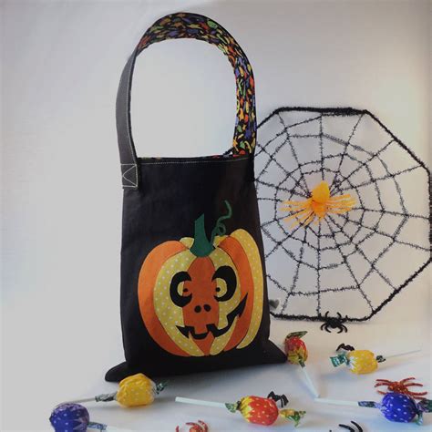 Personalised Pumpkin Halloween Bag By Cherish Handmade