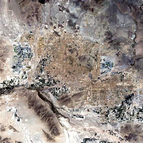 Satellite Image Of Phoenix Arizona Image Free Stock Photo Public