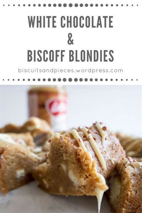 White Chocolate And Biscoff Blondies Easy And Delicious Recipe Biscoff