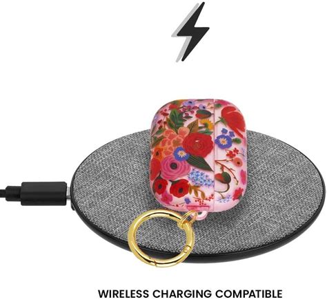 Case Mate Airpods Pro Rifle Paper Garden Party Blush Wgold Circular Ring